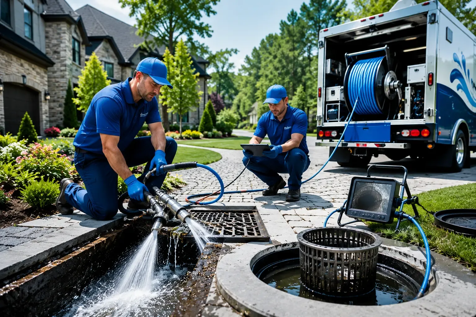 Local outdoor drain cleaning professionals in Paris Crossing, IN